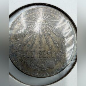 1933 Mexico 1 Peso silver coin